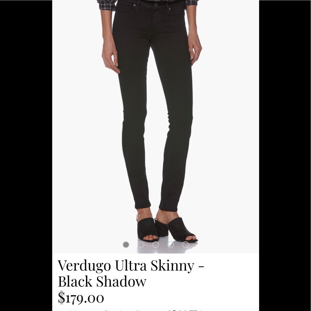 Paige Verdugo Ultra Skinny Straight Leg Jeans